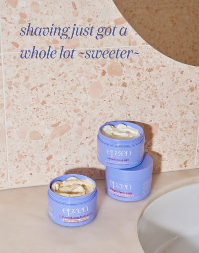 shaving just got a whole lot ~sweeter~