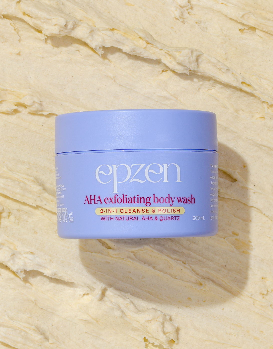 AHA exfoliating body wash